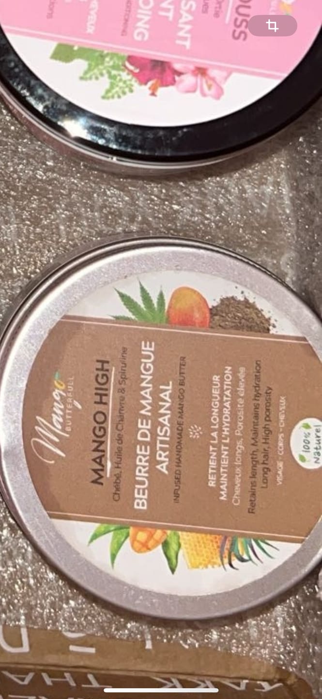 Customer photo review of Beurre de mangue artisanal HIGH