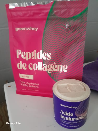 Customer photo review of Peptides de Collagène PEPTAN®
