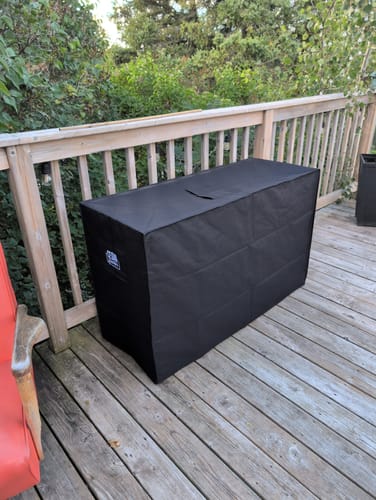 Customer photo review of Winter Covers for 24" Tall Planter Boxes