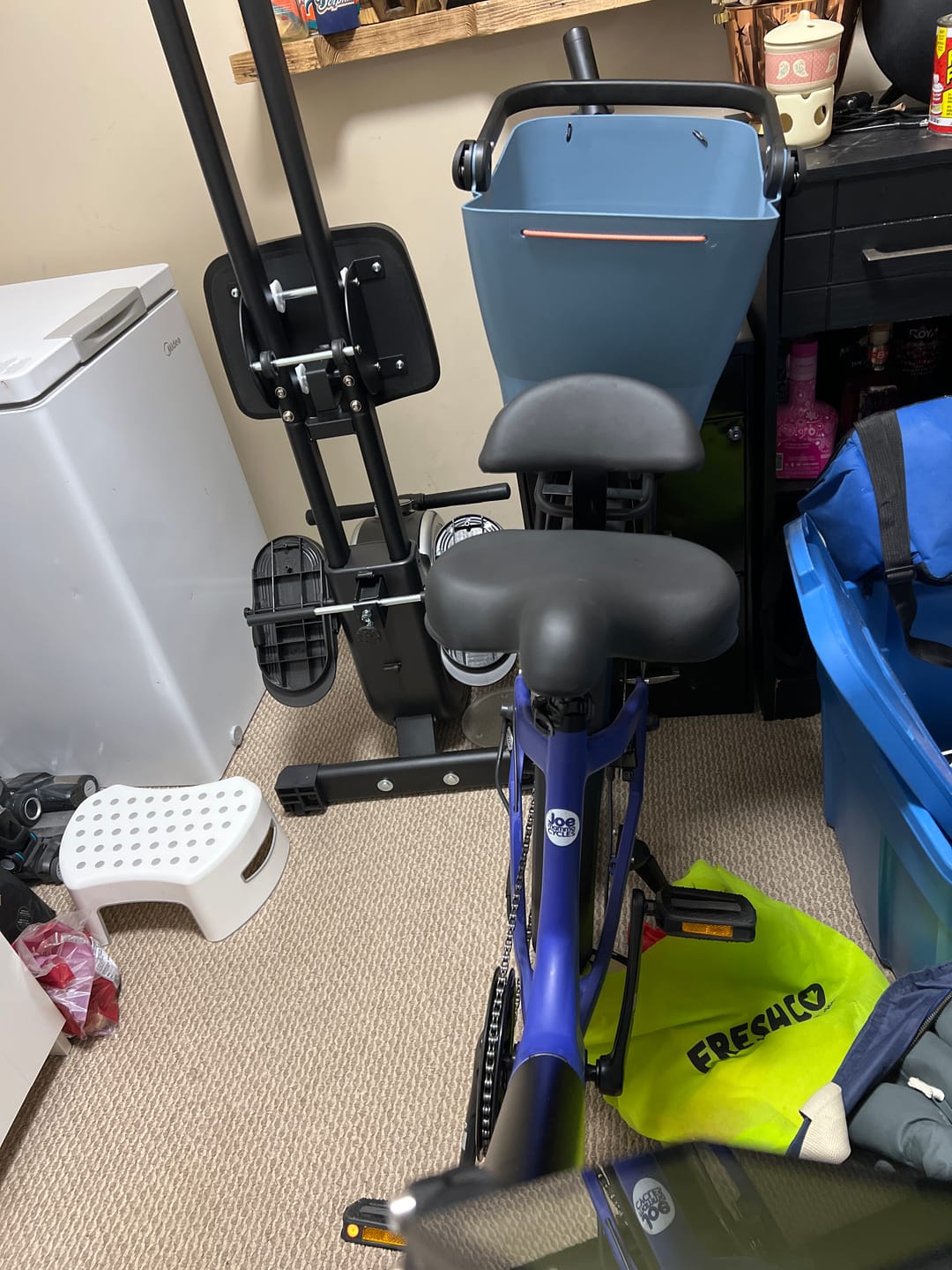 Customer photo review of Oversized Bike Seat with Backrest