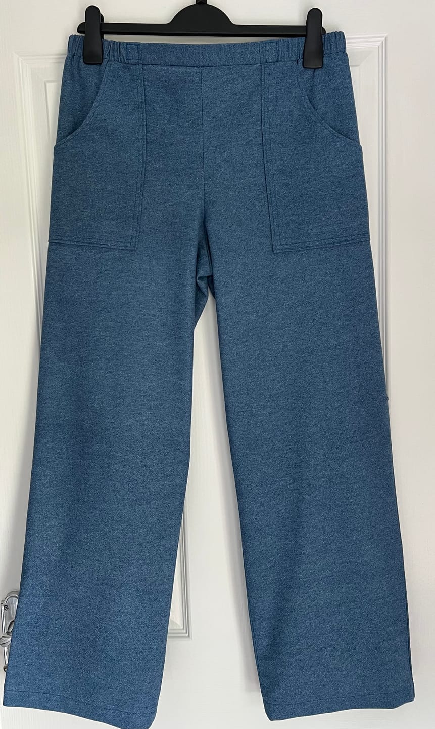 Customer photo review of 8oz Washed Denim Fabric