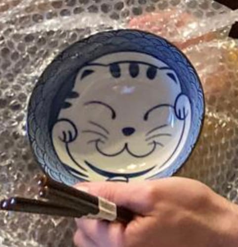 Customer photo review of Set Ciotole Giapponesi - Gatti