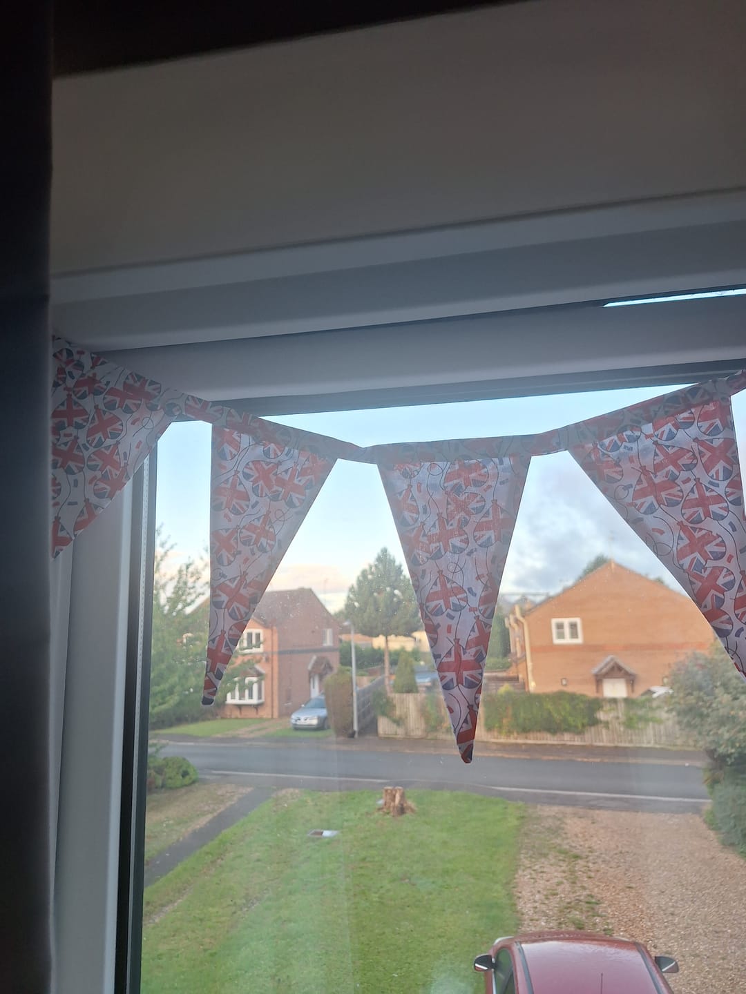 Customer photo review of Union Jack Balloons Polycotton Fabric