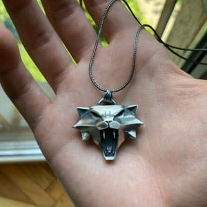 Customer photo review of Cat School Pendant