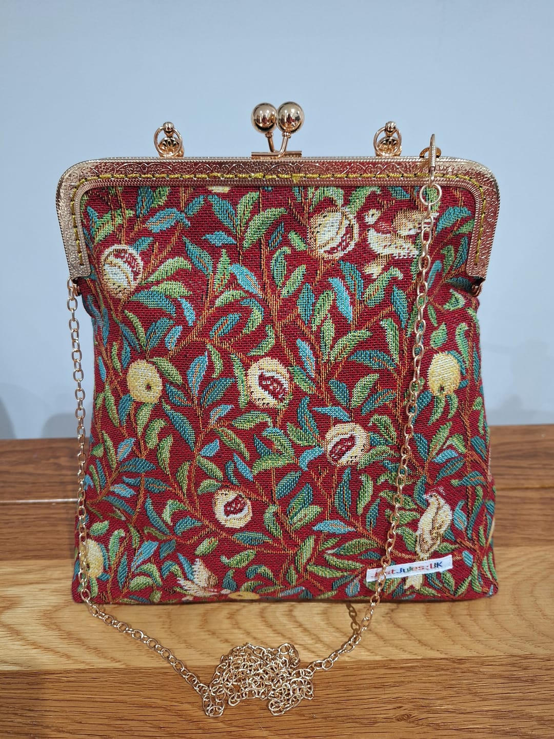 Customer photo review of Birds and Fruits Tapestry Fabric