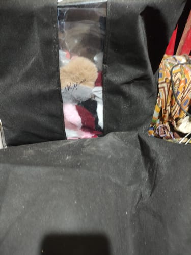 Customer photo review of Qoolish Storage Bag Black (Available in 3 Colors)