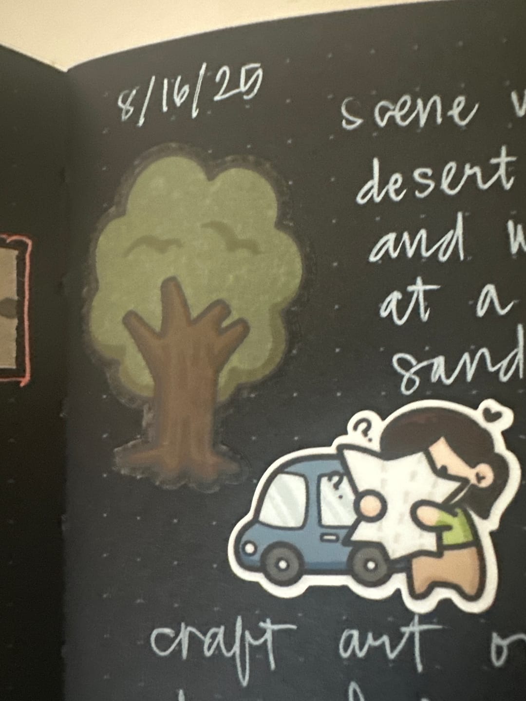 Customer photo review of Roadtrip Sticker Set