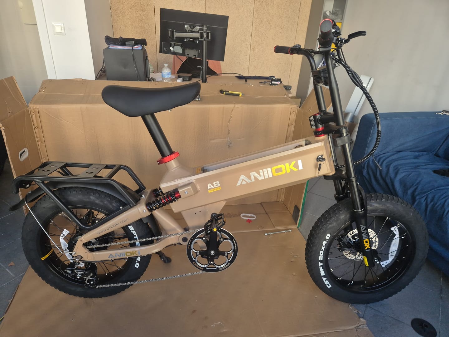 Customer photo review of 2025 Upgraded A8 Pro Max 52V eBike