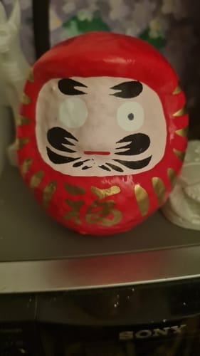 Customer photo review of Daruma Giapponese Rosso
