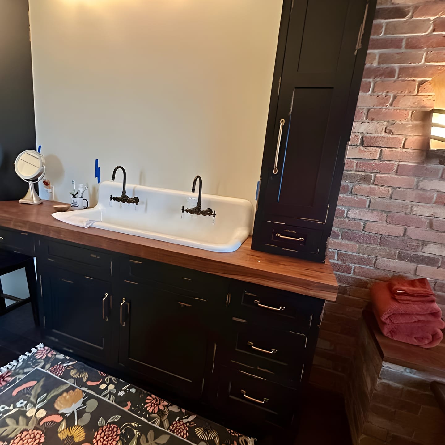 Customer photo review of Serene Cabinet Pulls - Antique Brass