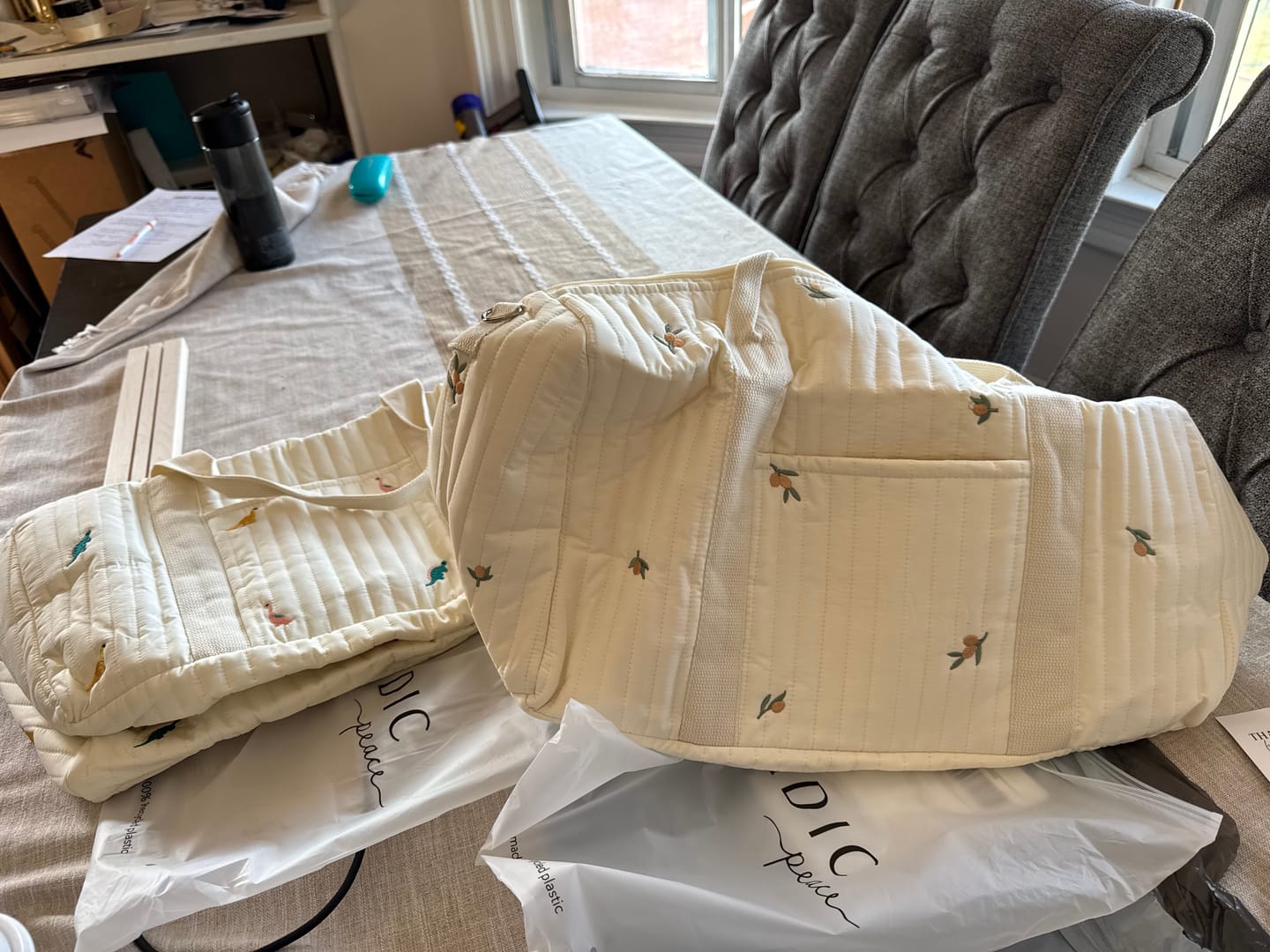 Customer photo review of Mom Essentials Duffle Tote Bag - Buy 1 Get 1 Free