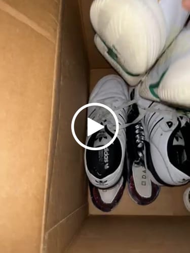 Customer video review of 10-Pair Sneaker Reseller Box | Mixed Sizes & Styles | Good to Great Condition