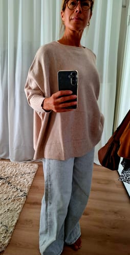 Customer photo review of Oversize Cozy Pullover