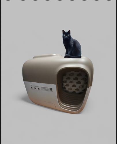 Customer photo review of Self-Cleaning Litter Box