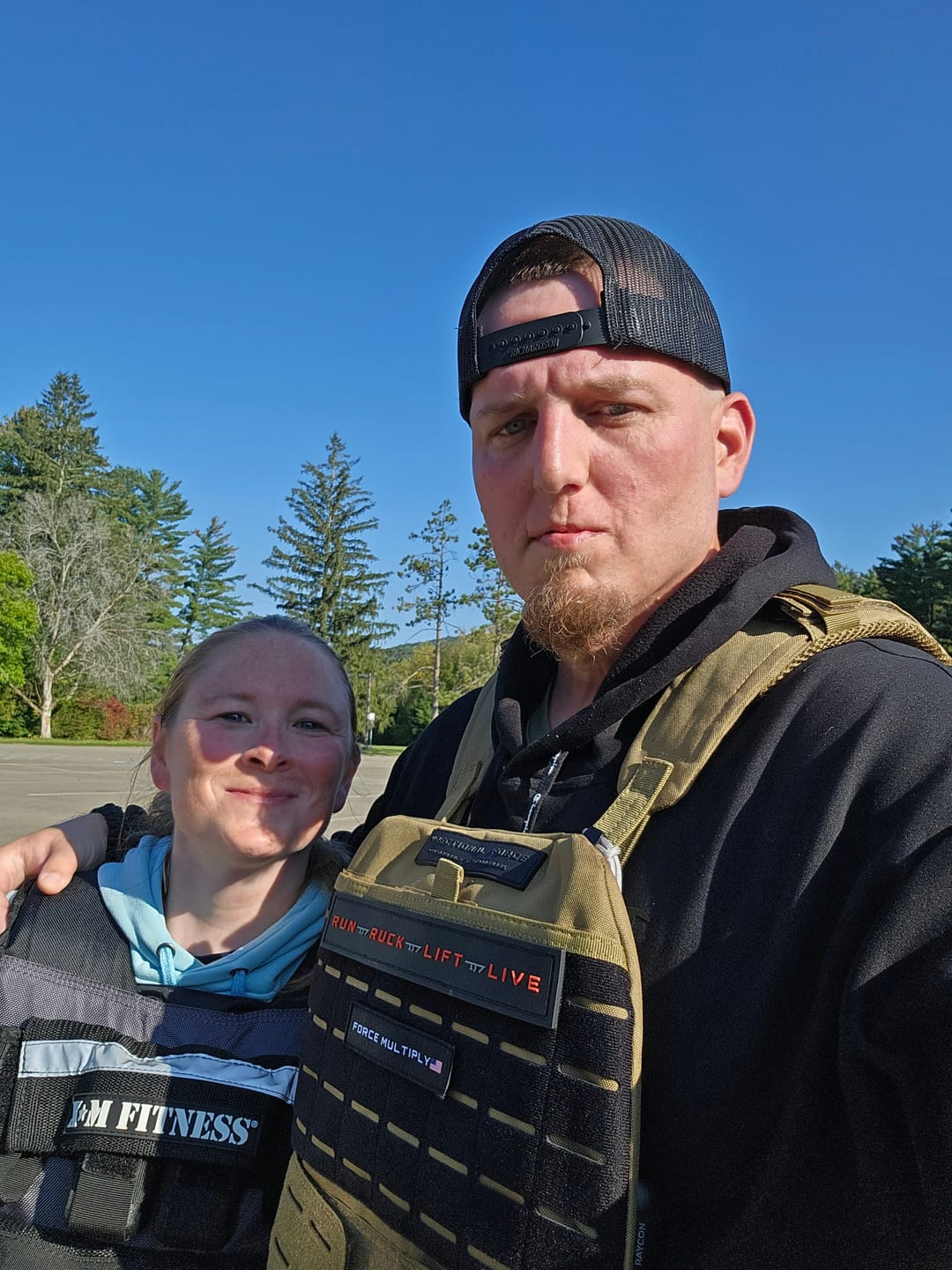 Customer photo review of Centurion Weight Vest - Black & Tan
