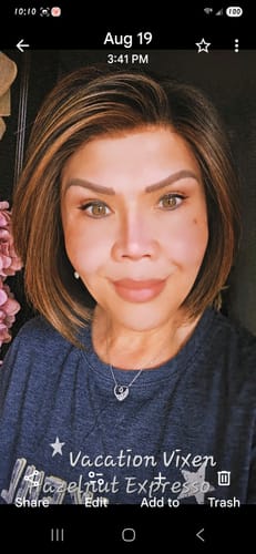 Customer photo review of VACATION VIXEN - Hazelnut Expresso