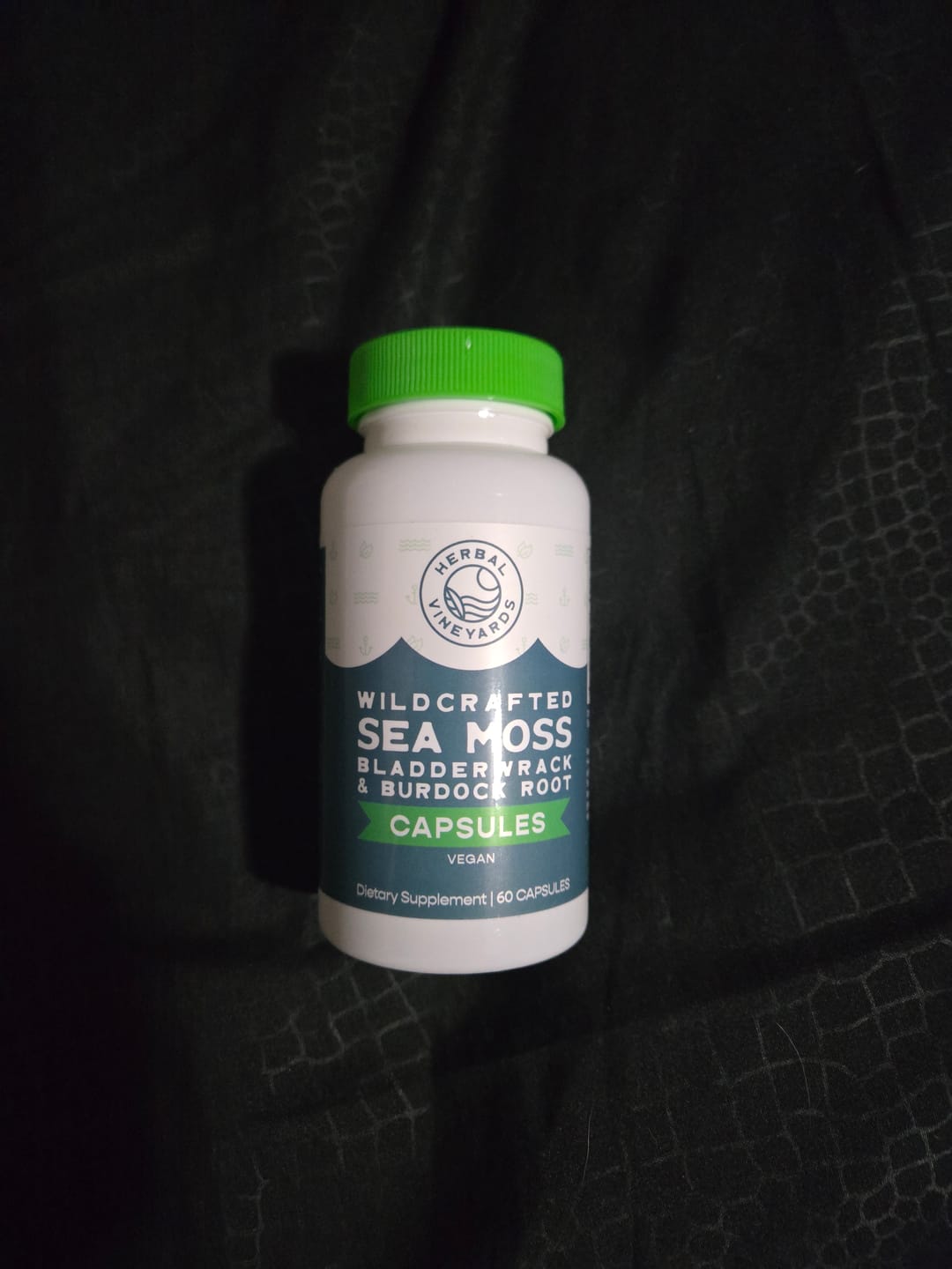 Customer photo review of ORGANIC SEA MOSS, BLADDERWRACK & BURDOCK ROOT VEGETABLE CAPSULES (1500 MG) - 60 Capsules