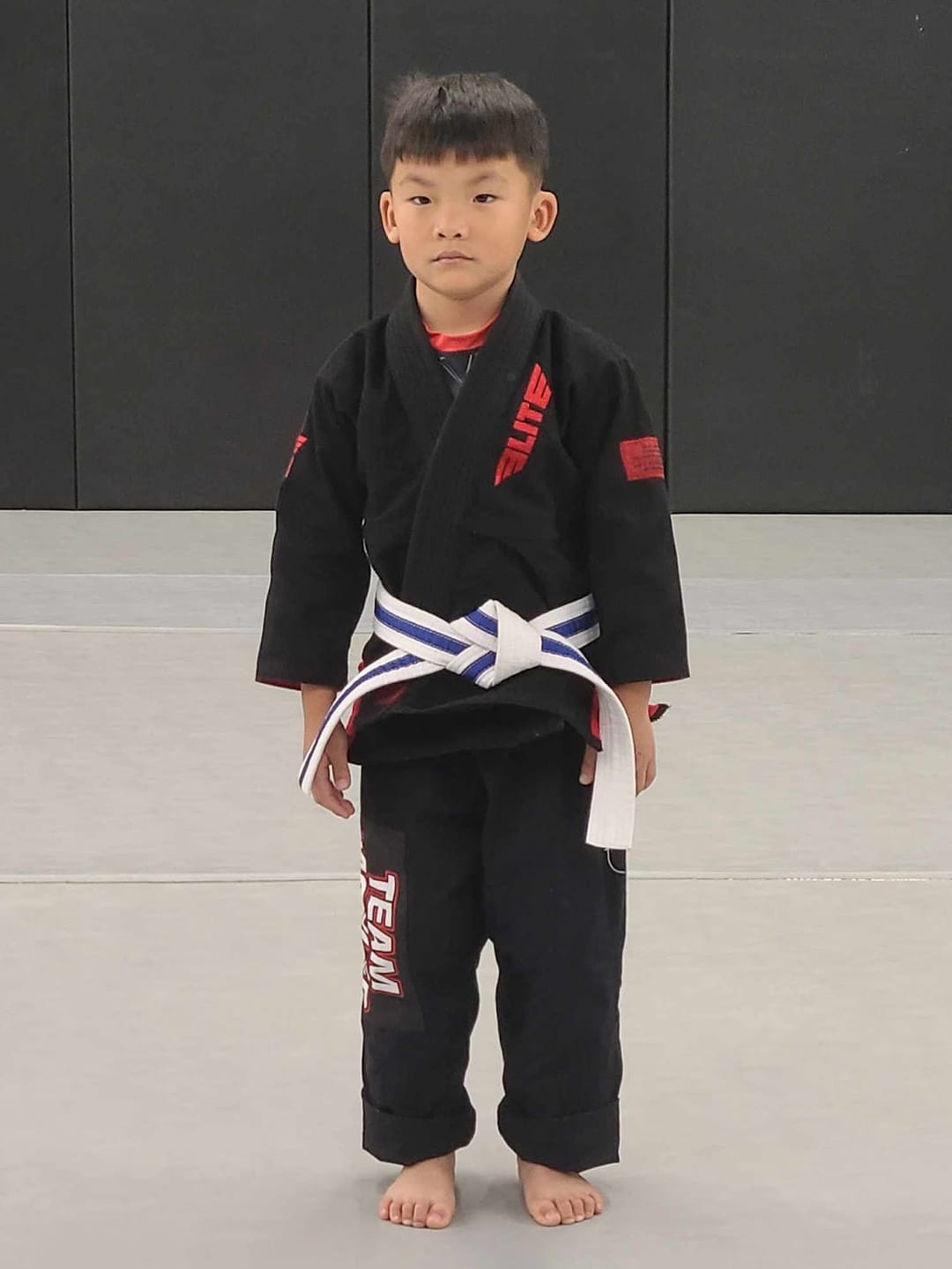 Customer photo review of Core Black Brazilian Jiu Jitsu Kids BJJ Gi