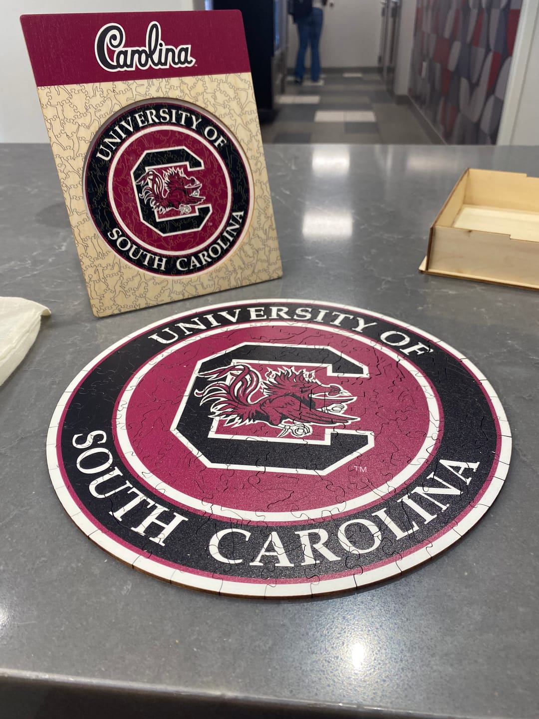 Customer photo review of University of South Carolina - Wooden Puzzle