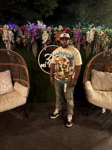 Customer photo review of Godspeed Skeletons Rose T-Shirts #3001