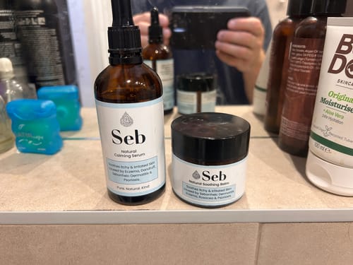 Customer photo review of Seb Natural Calming Serum