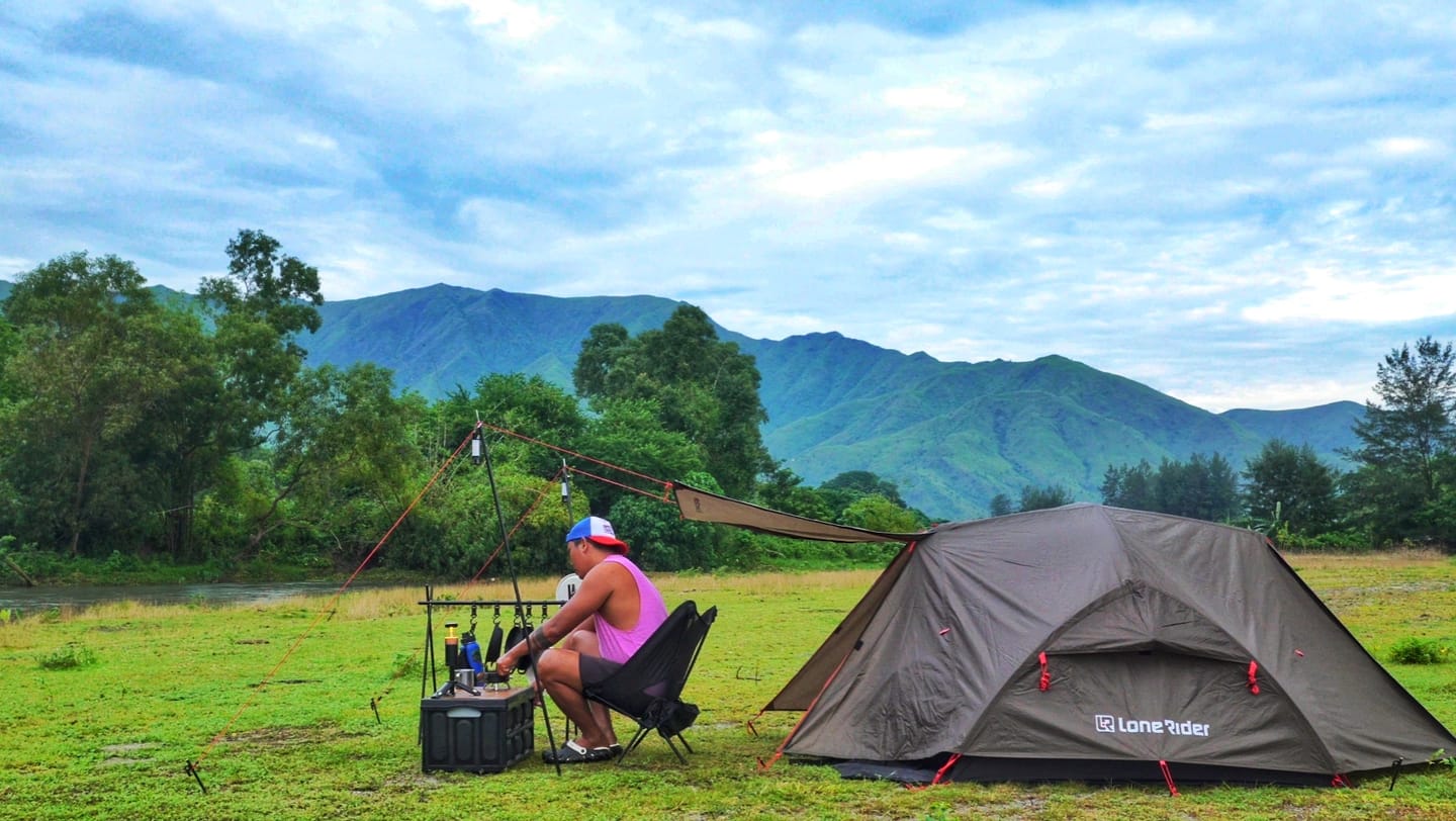 Customer photo review of ADV Tent - Adventure Motorcycle Tent