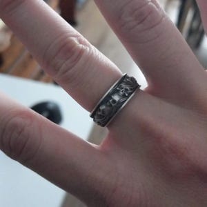 Customer photo review of Skull Smoke Ring