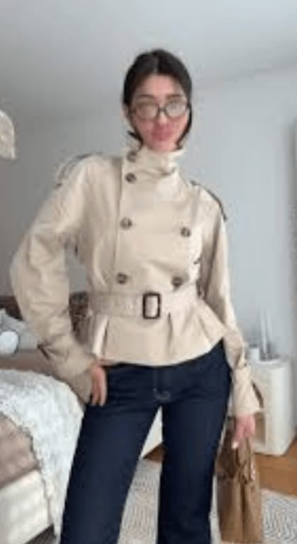 Customer photo review of Linda Trench Coat