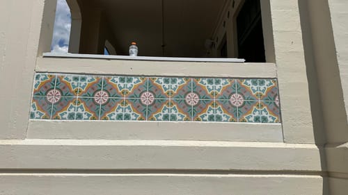 Sevilla Blush 8 Square Cement Tile