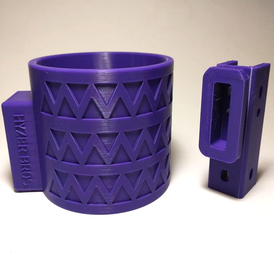 Customer photo review of Violet PETG Filament 1.75mm