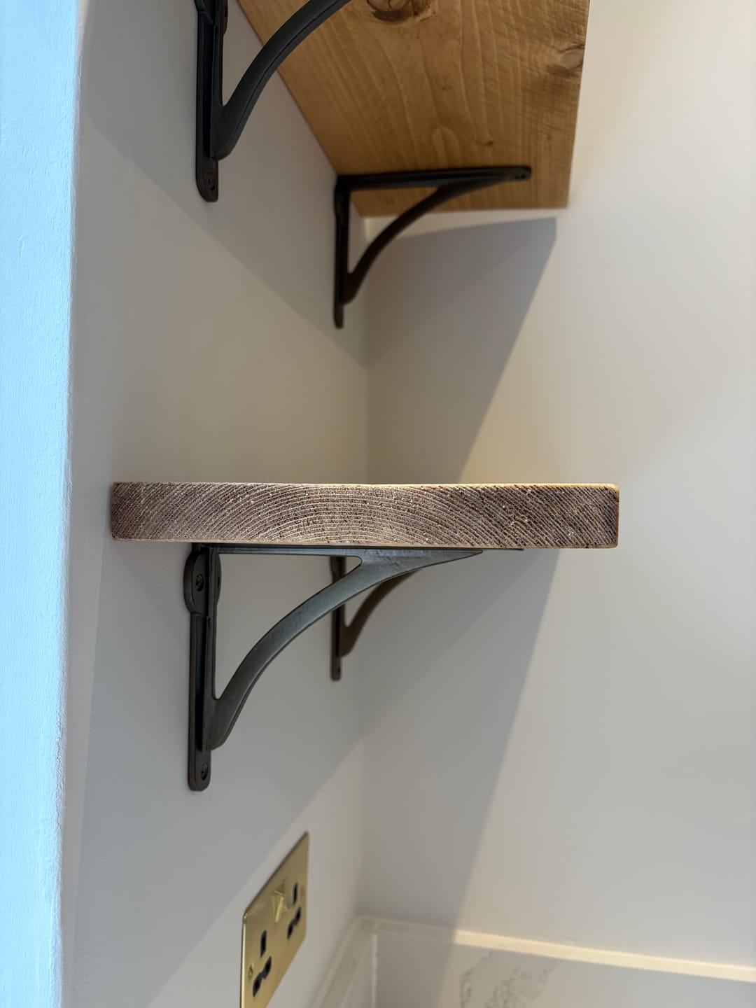 Customer photo review of 7 Inch Ironbridge Cast Iron Shelf Bracket