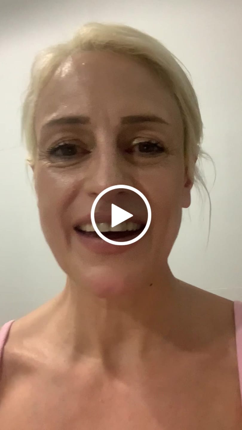 Customer video review of Peptide Collagen Moisturiser with Hyaluronic Acid