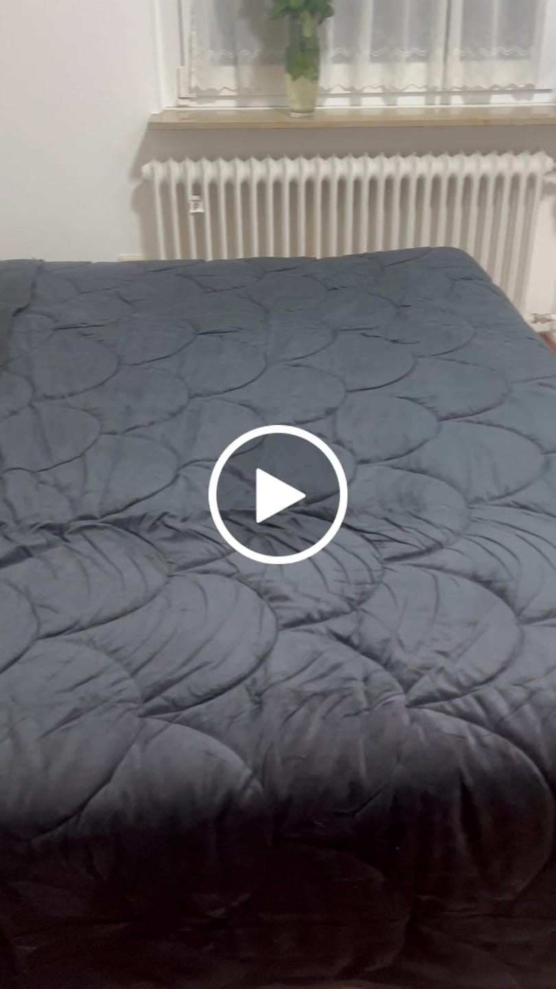 Customer video review of Dekbed Zonder Overtrek Velvet™ Black
