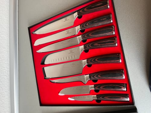 Customer photo review of Asiatisches Messerset Premium 8-teilig