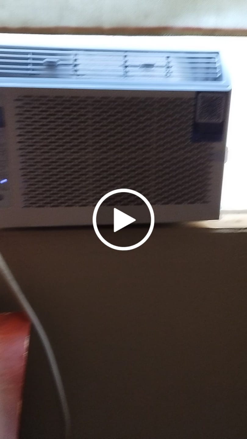 Customer video review of DELLA Fenestra Series 6000 BTU Smart Window AC with Remote/App Control, Cools Up to 250 Sq. Ft