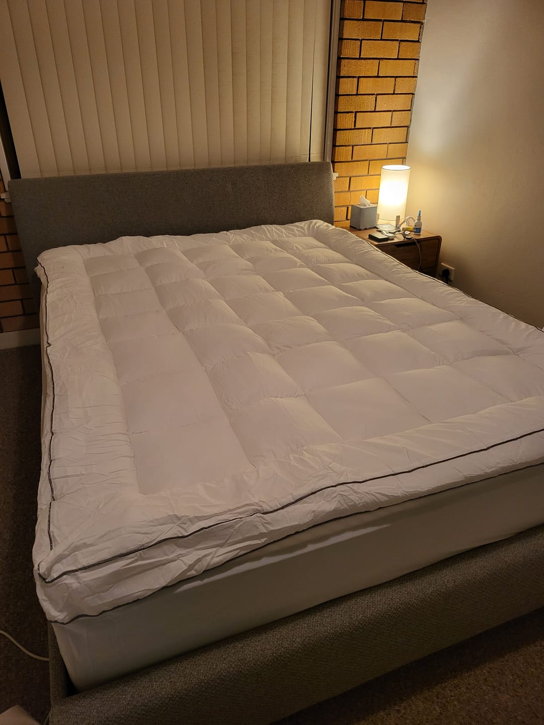 Customer photo review of Luxury Mattress Topper
