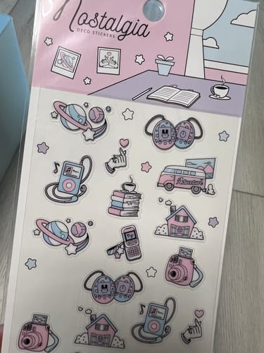 Customer photo review of Harumio Nostalgia Deco Sticker