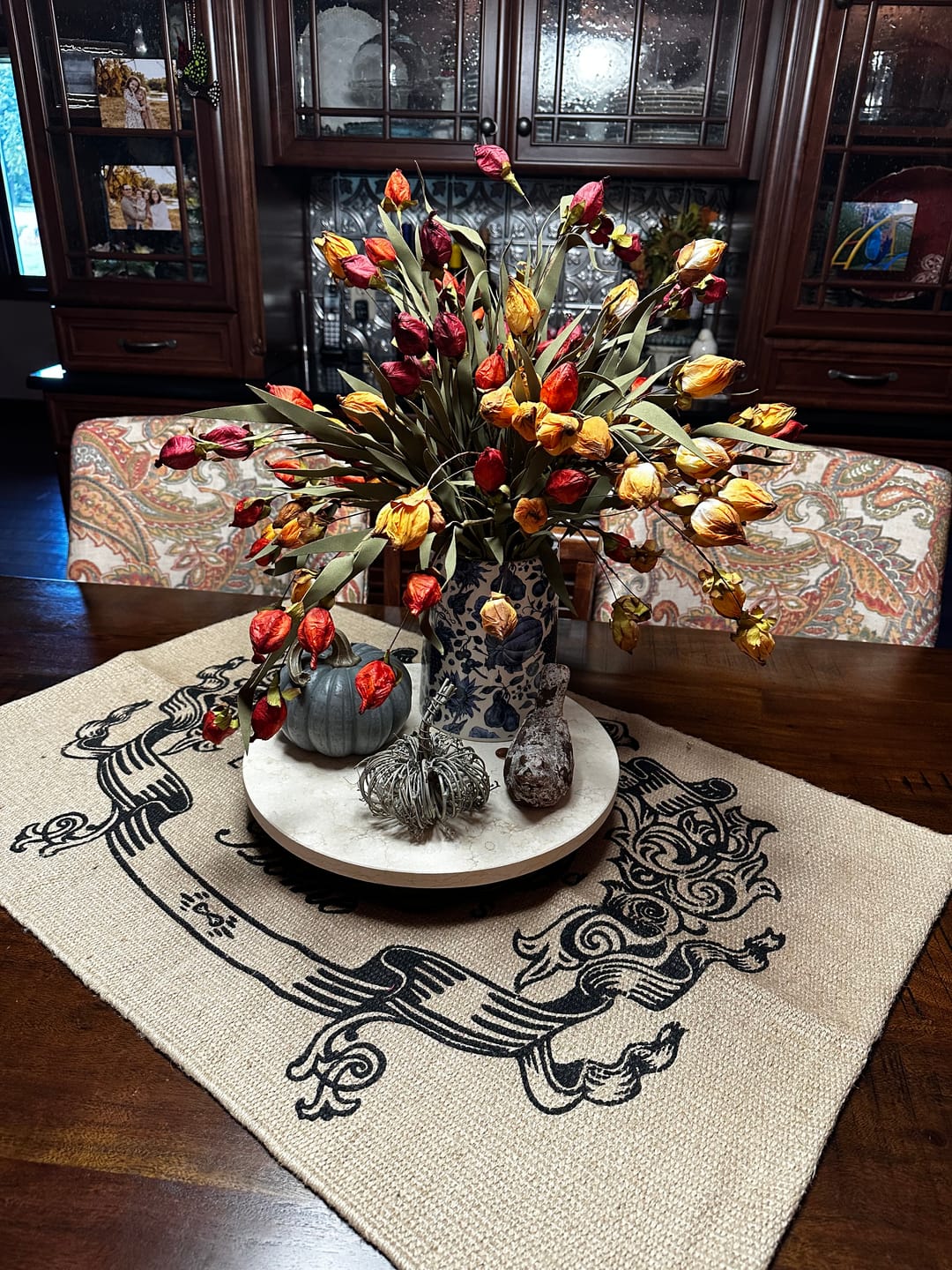 Customer photo review of Lantern Bud Luxe Bush | Burgundy