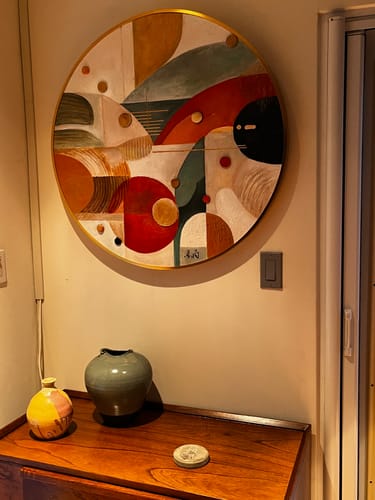 Customer review photo for Round Wall Art #RWA025