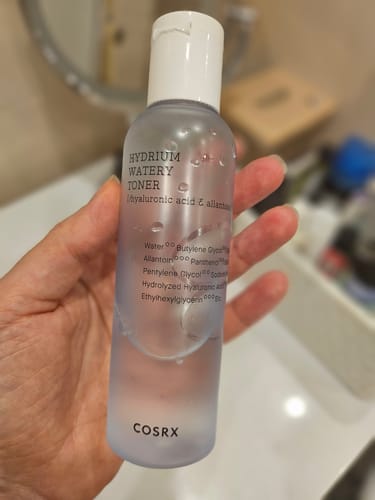 Customer photo review of Mitrinošs toneris ar hialuronskābi Cosrx Hydrium Watery Toner