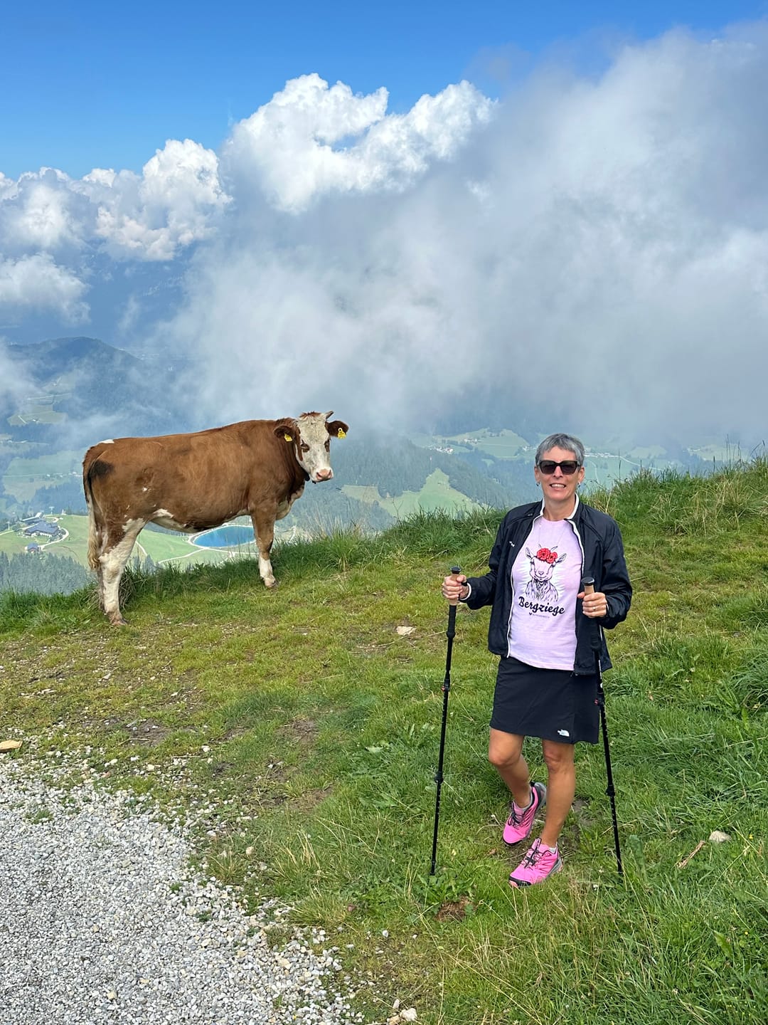 Customer photo review of Bergziege - Damen Premium Organic Shirt