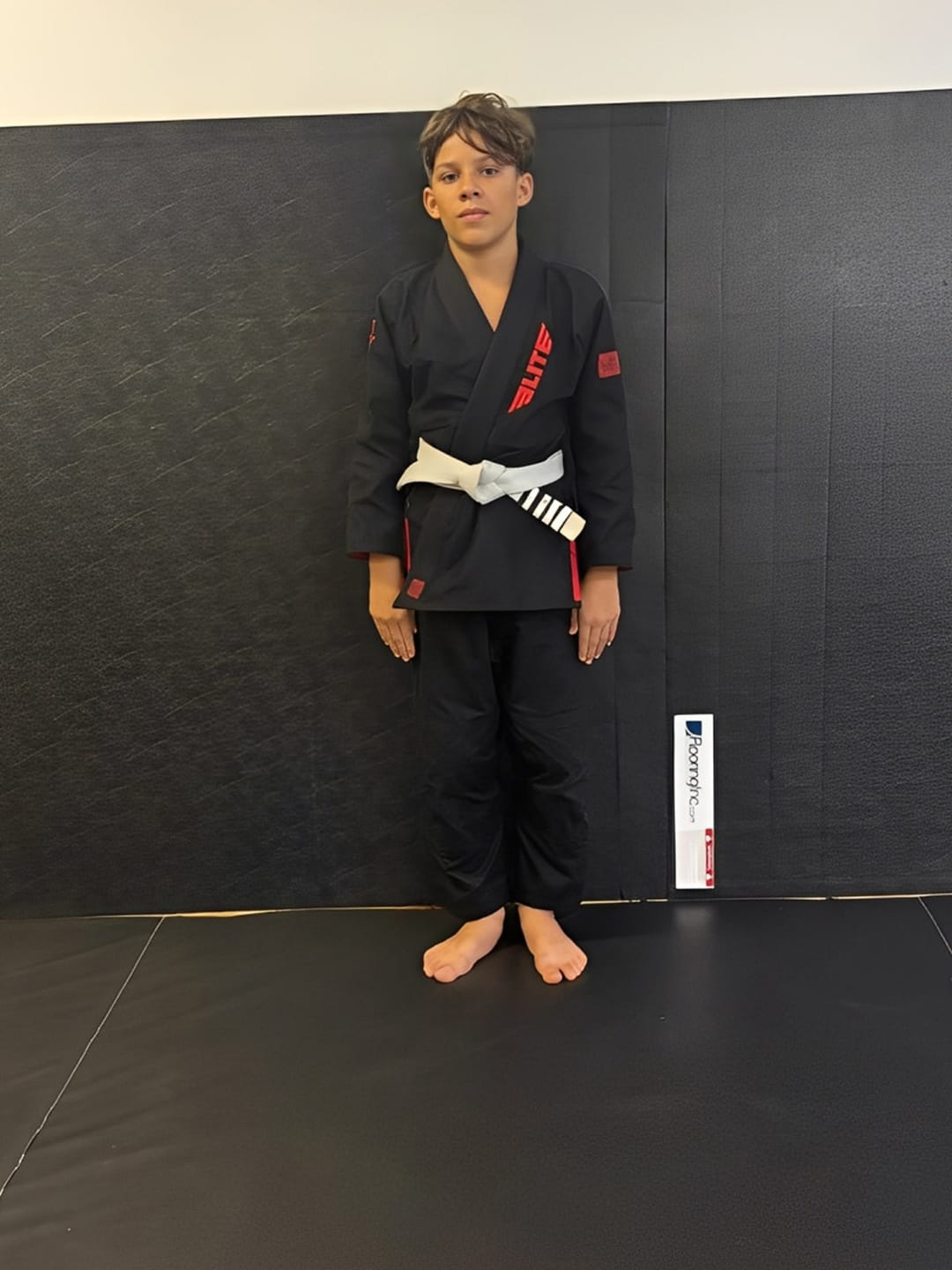Customer photo review of Core Black Brazilian Jiu Jitsu Kids BJJ Gi