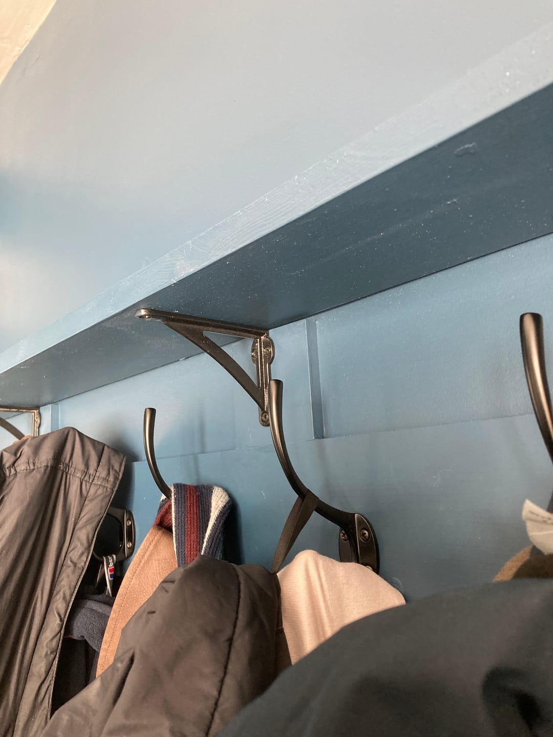 Customer photo review of 4.5 Inch Ironbridge Cast Iron Shelf Bracket
