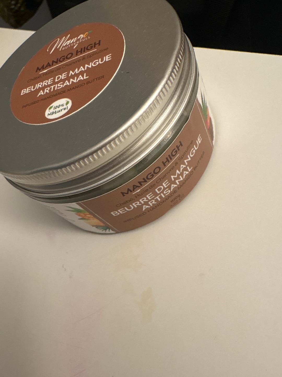 Customer photo review of Beurre de mangue artisanal HIGH