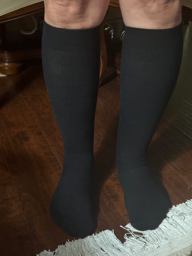 Customer photo review of Performance Eucalyptus Compression Socks