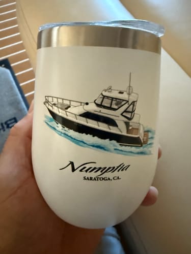 Customer photo review of Custom Wine Tumblers