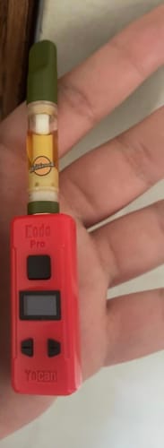Customer photo review of THCa Liquid Diamond Live Resin 1.0g Cartridge
