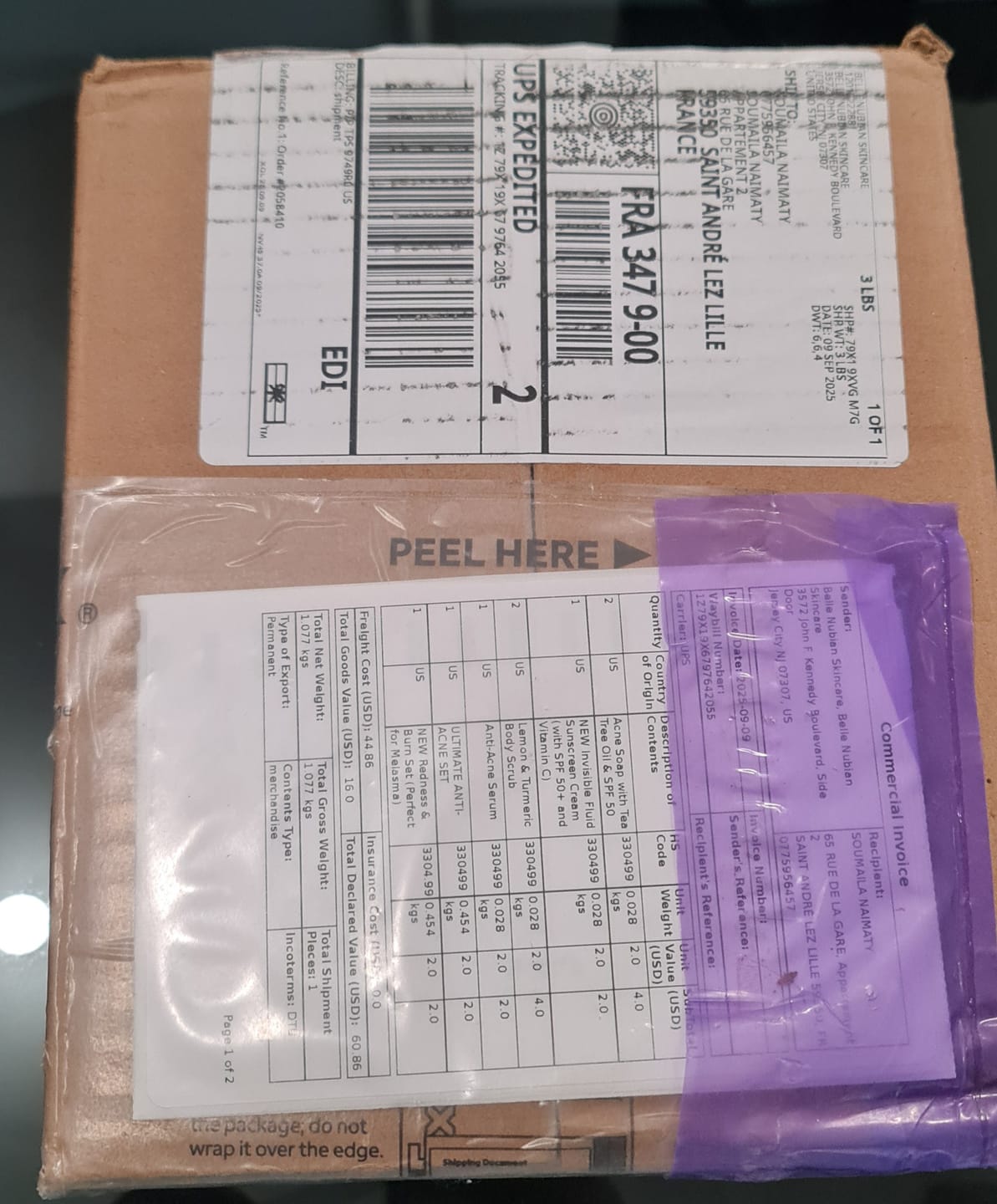 Customer photo review of Lemon & Turmeric Body Scrub