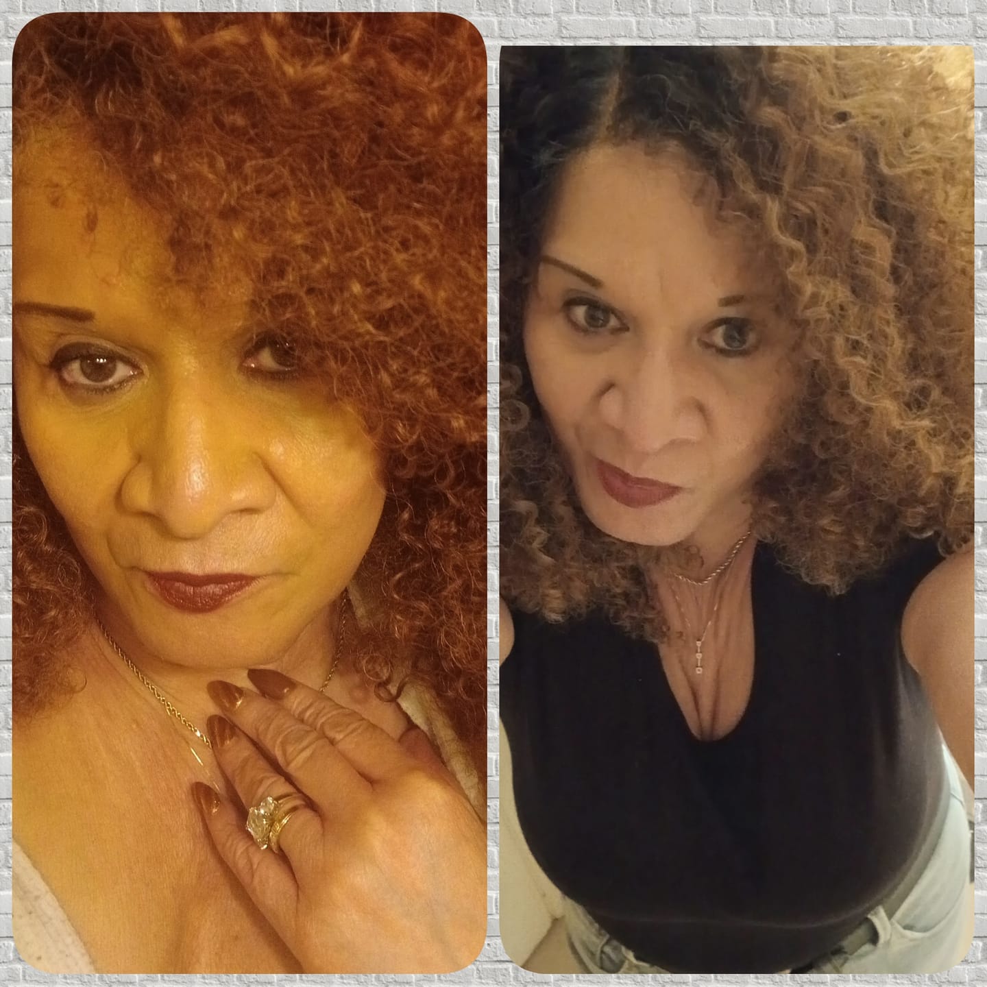 Customer photo review of Outre Melted Hairline Glueless HD Lace Front Wig - LATIRA