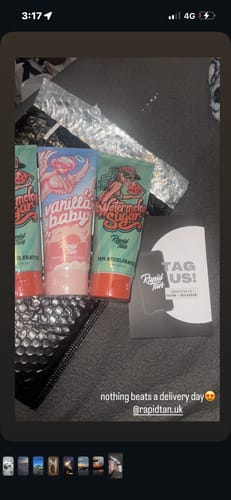 Rapid Tan customer photo review